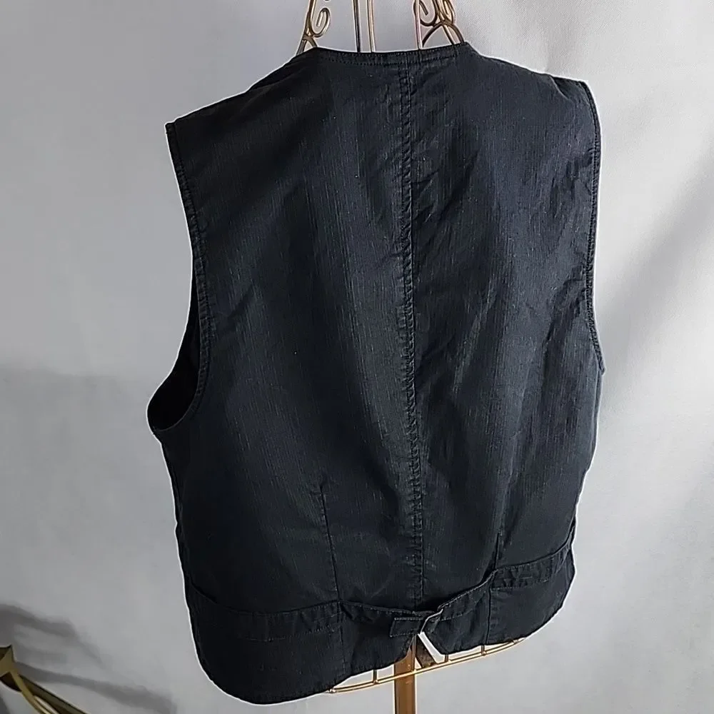 Vtg John Varvatos Converse Collaboration Vest Size L Chuck Taylor